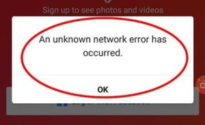login error