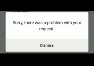 instagram login error